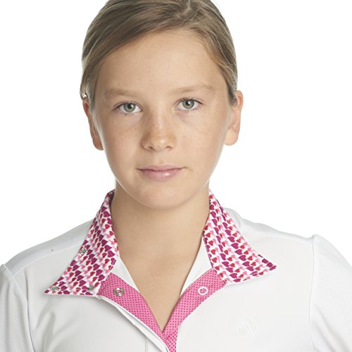 Ovation Child Ellie Full Snap Show Shirt 6 Hearts