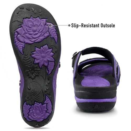 Image of Gold Pigeon Shoes SIGNATURE Comfort Walking Slides Sandals for Women | Arch Support, Waterproof, Non-Slip