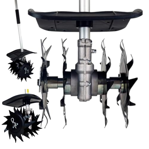 Accessorio Motozappa/Motocoltivatore Fresa/Zappa/Zappetta/Coltivatore Rotante per Decespugliatore 9 denti universale