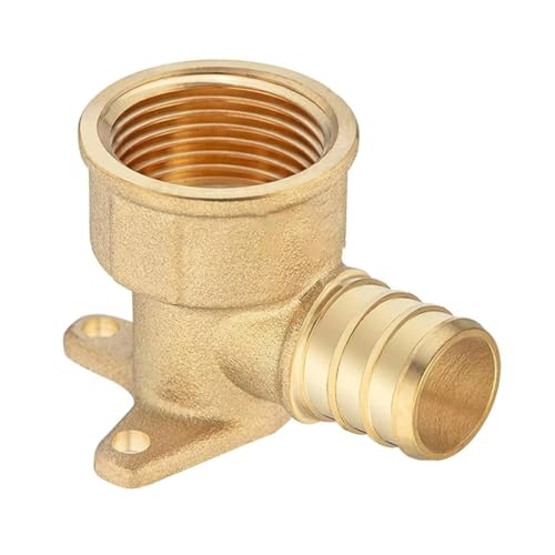 Raccordo a gomito per orecchio a crimpare in rame da 1/2 3/4 Raccordo a crimpare in metallo portatile a tenuta stagna