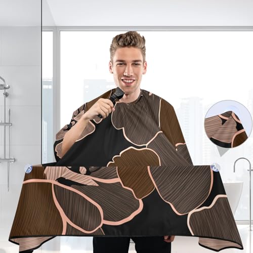 Capa para cortar cabello impermeable profesional MAOBLYR con cierre a presión ajustable para estilismo y peluquería miniatura 6