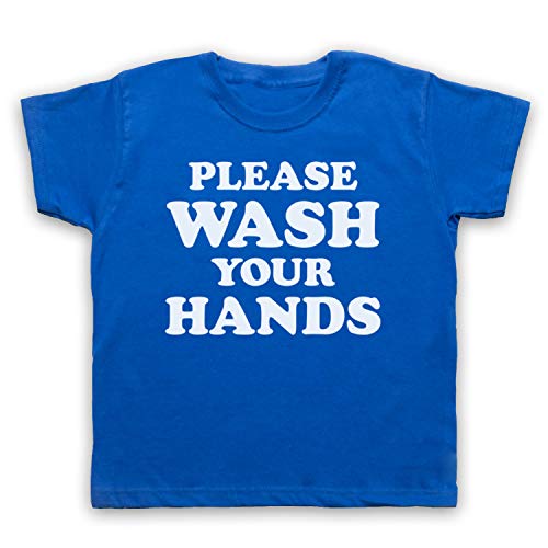 T-Shirt Coro Virus Enfant Bleu pour Apprendre l'Hygiène en S'Amusant