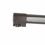 Sieger 252/G Boulevard-Klapptisch mit mecalit-Pro-Platte 140 x 90 cm, Stahlrohrgestell eisengrau, Tischplatte Schieferdekor anthrazit - 3