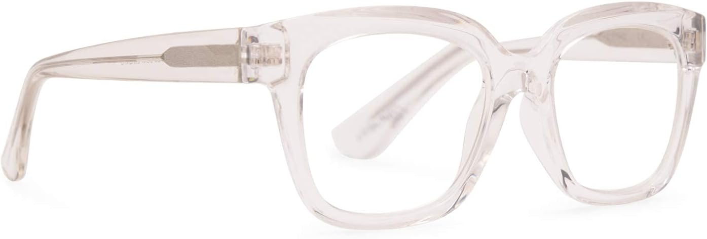 DIFF Ava Reading Glasses | Blue Light Blocking Oversized Readers | Lightweight Designer Square Frames - Image 5