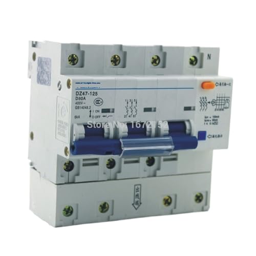 Disyuntor diferencial DZ47LE 3P+N 80A soluciona cortes de luz por fugas a 400V