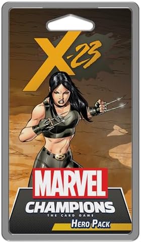 Marvel Champions The Card Game X-23 Hero Pack - Superhero Strategy Game, Cooperative Game for Kids and Adults, Ages 14+, 1-4 Players, 45-90 Minute Playtime, Made by Fantasy Flight Games