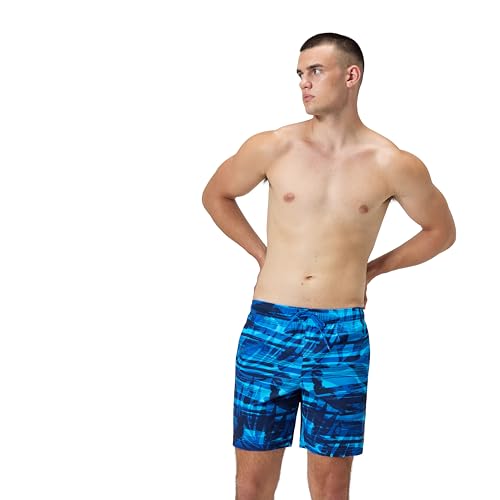 Speedo Men's Swim Trunk Mid Length Redondo Printed by Speedo - Used condition - CA$32.45
