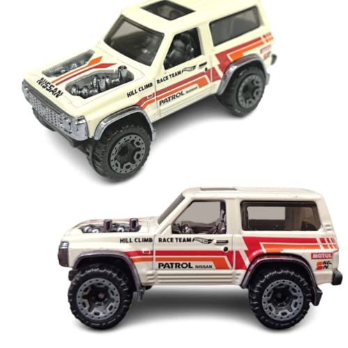 Hot Wheels Nissan Patrol Custom escala 1:64 miniatura 4