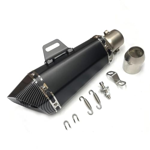 Auspuffrohr Motorrad-Auspuff Für Yamaha MT09 XMAX125 TMAX NVX Für AEROX Auspuffanlagen Schalldämpfer Endrohr Geräuschunterdrückung Motorrad Auspuff Rohr Schalldämpfer(Farbe 4)