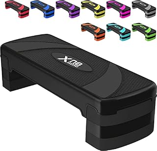 Xn8 Steppers for Exercise Workout 3 Height Adjustable 10cm 15cm 20cm Exercise Step Non-Slip Aerobic Fitness Cardio Home Gym Routines Training