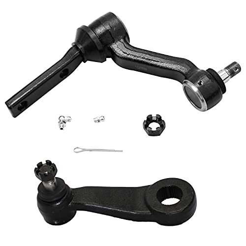 Image of Detroit Axle - 4WD Front End Kit for Chevy GMC Jimmy S10 Blazer Sonoma | Bravada Upper Control Arms w /Ball Joints Sway Bars Tie Rods Adjusting Sleeves Lower Ball Joints Idler Pitman Arm - 14pc Set