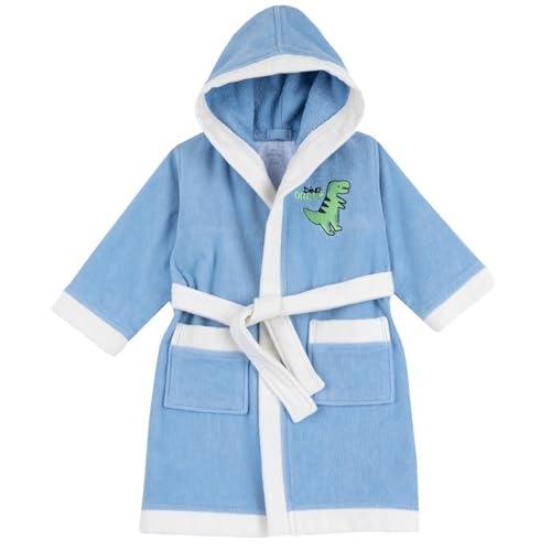 Chicco, Albornoz Niño y Niña de Suave Tejido de Toalla 100% Algodón con Capucha y Cinturón, Designed in Italy