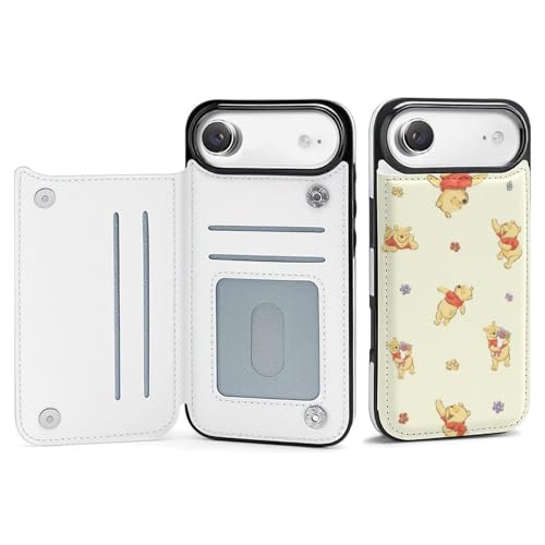手帳型 くまのプーさん 対応 iPhone 17 Air ケース カード収納 スマホケース 財布型 携帯ケース 軽量 全面保護 スタンド機能 誕生日 プレゼント