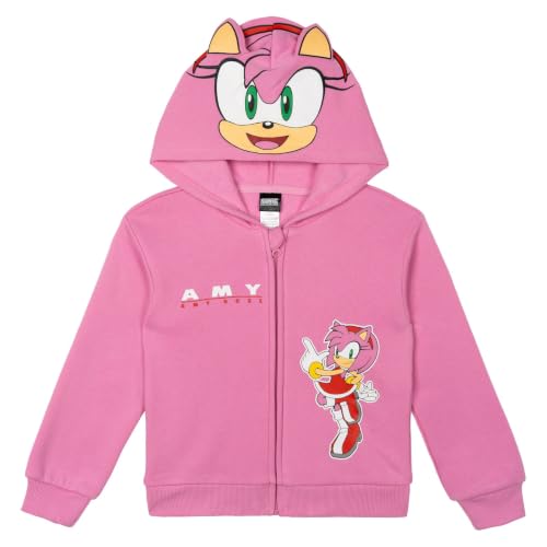 Image of SEGA Sonic the Hedgehog Fleece Cosplay Zip-Up Hoodie Toddler to Big Kid
