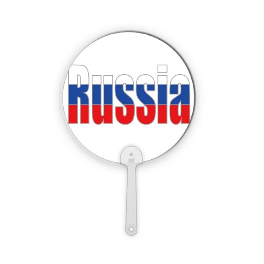 Drapeau de la Russie rond plastique Art Déco design tendance