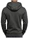 Sweatjacke Herren Kapuzenjacke mit Reißverschluss Kordelzug und Taschen Langarm Zip Hoodie Kapuzenpulli Sweatshirt Trainingsjacke Sportjacke Übergangsjacke für Sport Training Jogging Freizeit Alltag