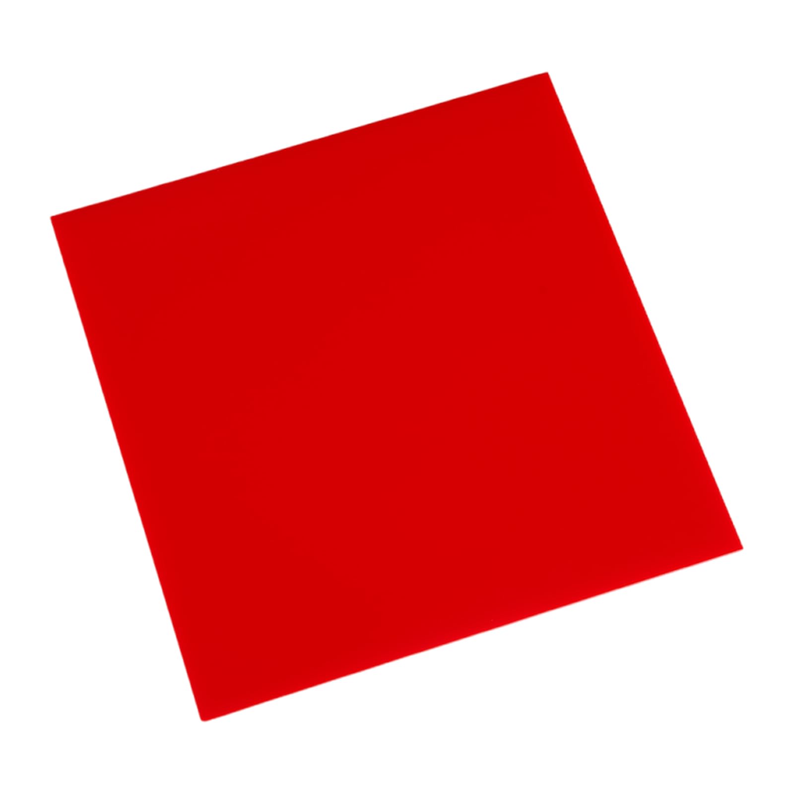 Arkusz akrylowy Przezroczysty Perspex, Arkusz akrylowy Czerwony 300x300mm o grubości 2-5mm(5Mm)