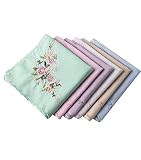 La Closure Vintage Floral Cotton Embroidered Ladies Handkerchiefs Pack