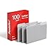 Pendaflex Two-Tone Color File Folders, Letter Size, 1/3 Cut, Gray, 100 Per box (152 1/3 GRA)