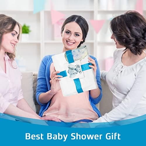 sunvito Baby Milestone Blanket, Large Baby Monthly Blanket for Baby Boy Girl, Newborn Soft Flannel Baby Swaddle Blanket, Elephant Blanket First Year Calendar Growth Chart with Wreath Frame 47''x 40''