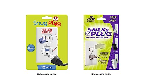 Snug Plug - Your Loose Outlet Fix (10/Pack Clear) #TOP1
