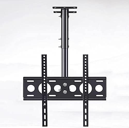 Multifunktionale TV-Deckenhalterung, verstellbare Höhe 41,3 Zoll, kompatibel mit 26-60 Zoll Low-Profile-LED-Fernsehern, platzsparende Deckenhalterung für Heimkino