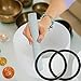 Garneck 3Pcs Large Rubber Singing Bowl Cushion for Meditation Sturdy Sound Bowl Pad for Buddhist Instruments and Home Decor