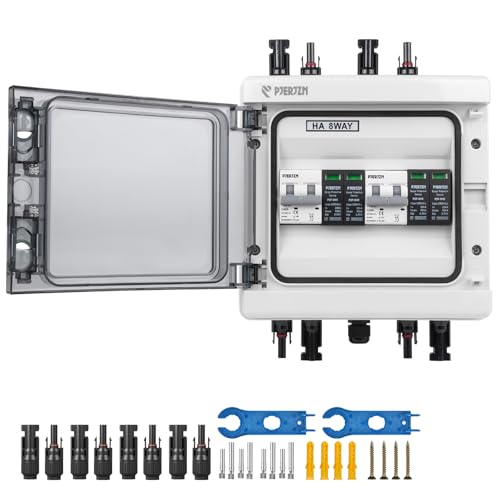 Solar Combiner Box with 1000V DC and SPD
