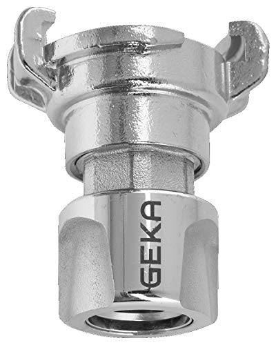 GEKA® Plus System Übergangsstück vom Klauen- zum Stecksystem Messing verchromt