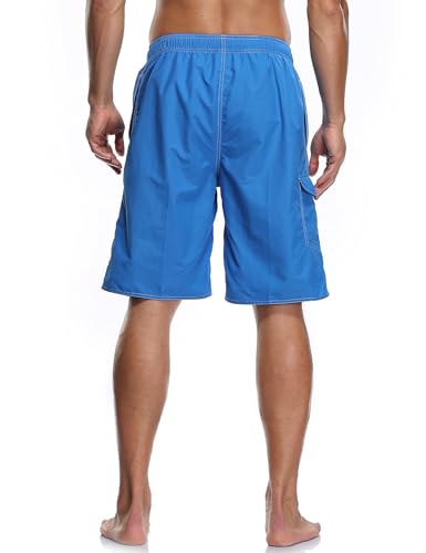 Image of Swim Trunks Men Quick Dry Mesh Lining Board Shorts