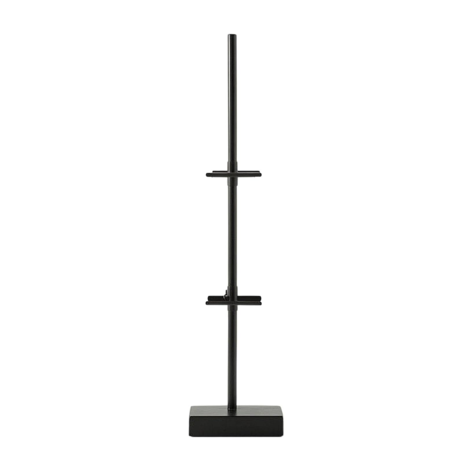 LOVIVER Soporte para Marco de Fotos Soporte de Mesa Expositor para Cuadros Portafotos con Poste Vertical Base Pesada Hierro Forjado Ahorro de Espacio Adecuado , Negro