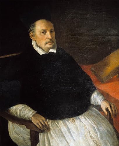 Portrait de Diego Deza inquisiteur par Francisco De Zurbaran affiche toile 60x90