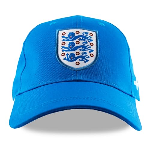Hy-Pro Officially Licensed England Baseball Cap - Quality Material with Adjustable Strap, Comfortable Sports Fan Accessories - Stylish Blue Football Hat for Men and Women, 58cm