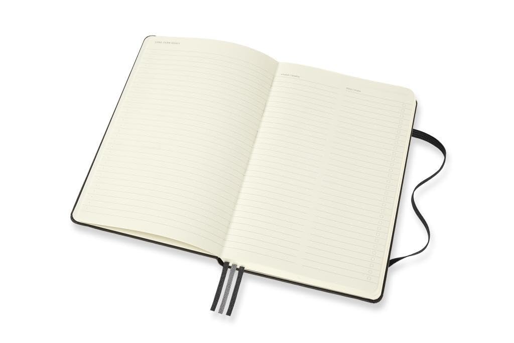 Moleskine Pro Project Planner, Agenda Professionale e Taccuino per Obiettivi, Agenda Produttività per Progetti e Project Management, Copertina Rigida, Formato Large 13 x 21 cm, Colore Nero, 288 Pagine