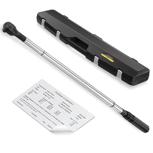 Image of 3 /4-Inch Drive Click Torque Wrench (100-600ft.lb / 135-815Nm) Dual-Direction Adjustable Torque Wrench Set