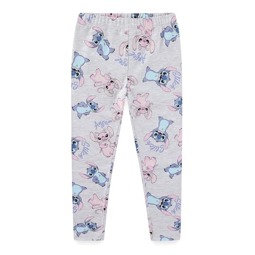 Disney Lilo & Stitch, Minnie Mouse, Frozen Princess Girls 3 Pack Legging Pants Set for Little Kids to Big Kids3