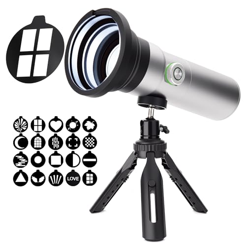 4 Color RGB Photography Flashlight - with 20 GOBO Filters