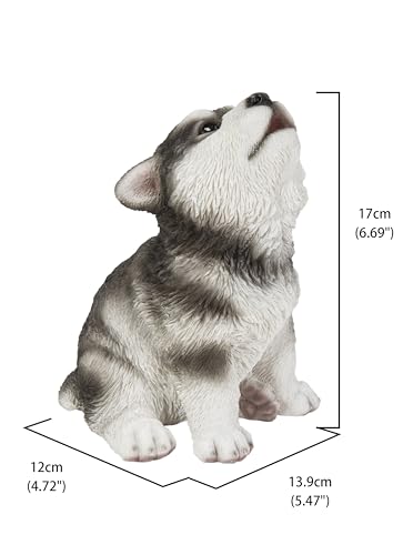 Figura Malamute Alaskan de Resina 6.69 Pulgadas miniatura 5