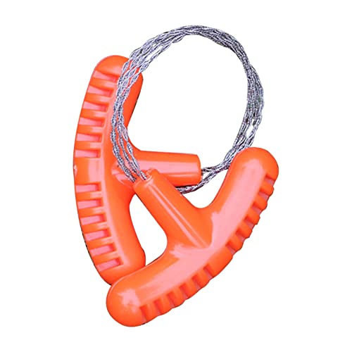 Rianpesn Alambre Acero Inoxidable,Hilo metálico para Cortar Madera | Cuerda Hueso Cadena Corte Cable, MotoViaje Supervivencia