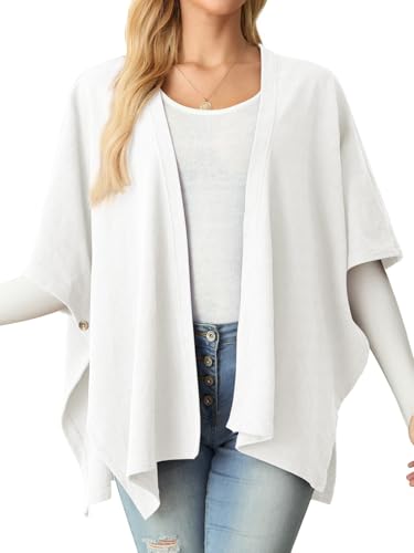 Cutebird Women's Shawls and Cardigan Open Front Poncho Cape Autumn and winter all-match Wraps