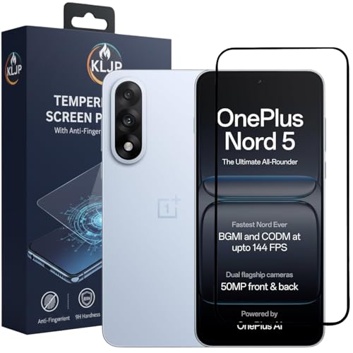 Image of Military-Grade Gorilla Tempered Glass For Oneplus Nord 5 / Ace 5 Ultra With Installation Kit | Edge to Edge Coverage | Black