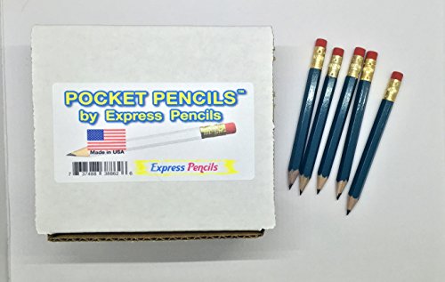 Lápices de grafito hexagonales 72 unidades con borrador miniatura 7