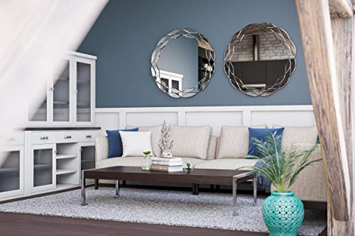 Kenroy Home Turk Mirrors, Medium, Glass #TOP4