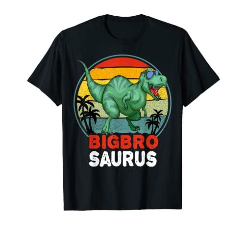Big Brosaurus Vintage T Rex Dinosaurio Gran Hermano Saurus Camiseta