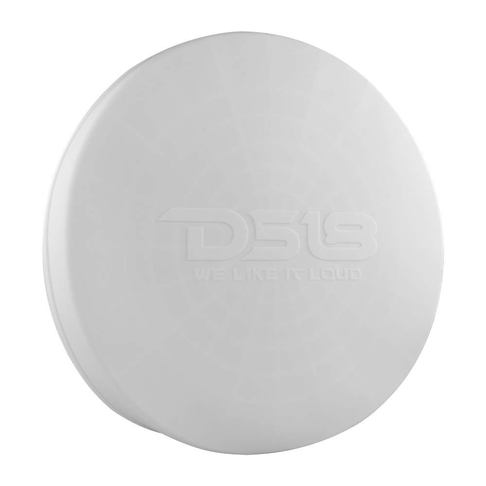 DS18 Hydro CS-12/WH 12" Silicone Marine Speaker Cover - Sun, Water, Dust Protection - Special Edition (Pair)