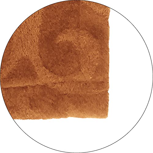 Image of Home Sajja Premium Diwan Set of 8 (1 Sheet, 2 Bolster with Dori & 5 Cushion Covers) Coffee & Camel, Self