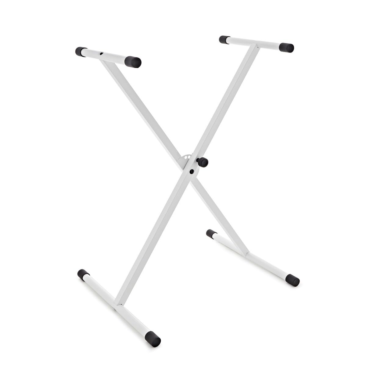 gear4music X-Frame Keyboard Stand, White