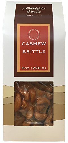 Philadelphia Candies Homemade Cashew Brittle, 8-Ounce Gift Bag #TOP23