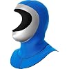 Aqualung Unisex Seawave Flex Dive Hood - Durable 7/4mm Neoprene Customizable Face Seal Easy Drying Hood w/Vent System for Scuba Diving, Snorkeling, Surfing