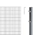 Produktbild Alberts 643935 Doppelstabmattenzaun als 12 tlg. Zaun-Komplettset | verschiedene Längen und Höhen | anthrazit | Höhe 160 cm | Länge 10 m